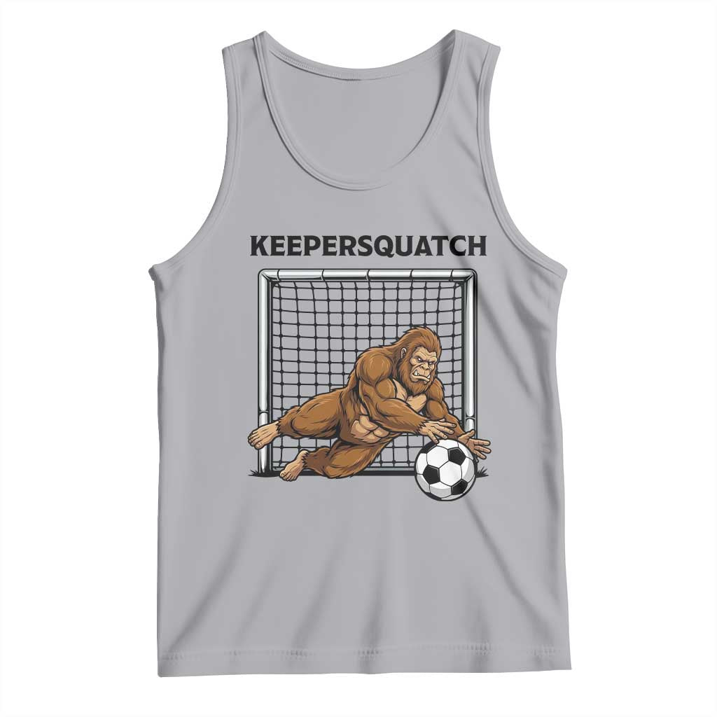 Funny Bigfoot Soccer Goalkeeper Tank Top Keepersquatch