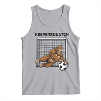 Funny Bigfoot Soccer Goalkeeper Tank Top Keepersquatch