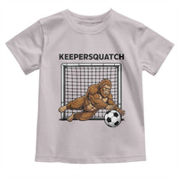 Funny Bigfoot Soccer Goalkeeper Toddler T Shirt Keepersquatch