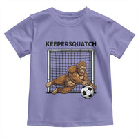 Funny Bigfoot Soccer Goalkeeper Toddler T Shirt Keepersquatch
