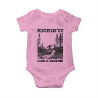Kickin It Like A Legend Baby Onesie Funny Bigfoot Soccer Player