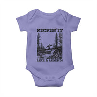 Kickin It Like A Legend Baby Onesie Funny Bigfoot Soccer Player