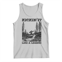 Kickin It Like A Legend Tank Top Funny Bigfoot Soccer Player
