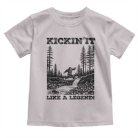 Kickin It Like A Legend Toddler T Shirt Funny Bigfoot Soccer Player
