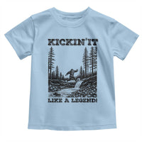 Kickin It Like A Legend Toddler T Shirt Funny Bigfoot Soccer Player