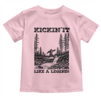 Kickin It Like A Legend Toddler T Shirt Funny Bigfoot Soccer Player