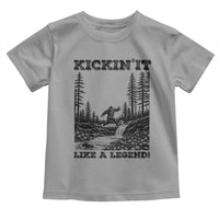 Kickin It Like A Legend Toddler T Shirt Funny Bigfoot Soccer Player