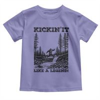 Kickin It Like A Legend Toddler T Shirt Funny Bigfoot Soccer Player