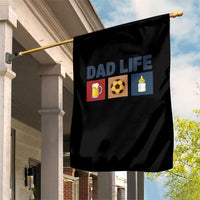 Dad Life Soccer Beer Baby Bottle Garden Flag Fathers Day Gift