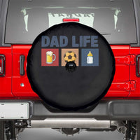 Dad Life Soccer Beer Baby Bottle Spare Tire Cover Fathers Day Gift