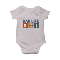 Dad Life Soccer Beer Baby Bottle Baby Onesie Fathers Day Gift