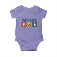Dad Life Soccer Beer Baby Bottle Baby Onesie Fathers Day Gift