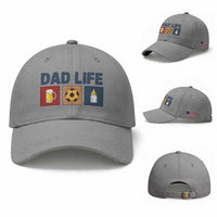 Dad Life Soccer Beer Baby Bottle Baseball Cap Fathers Day Gift