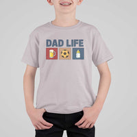 Dad Life Soccer Beer Baby Bottle T Shirt For Kid Fathers Day Gift