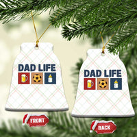 Dad Life Soccer Beer Baby Bottle Ceramic Ornament Fathers Day Gift