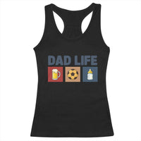 Dad Life Soccer Beer Baby Bottle Racerback Tank Top Fathers Day Gift