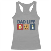 Dad Life Soccer Beer Baby Bottle Racerback Tank Top Fathers Day Gift