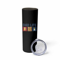 Dad Life Soccer Beer Baby Bottle Skinny Tumbler Fathers Day Gift