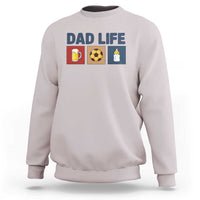 Dad Life Soccer Beer Baby Bottle Sweatshirt Fathers Day Gift