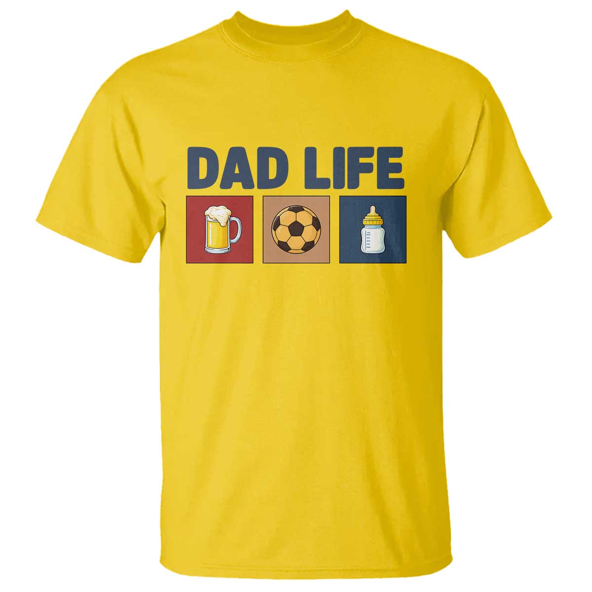 Dad Life Soccer Beer Baby Bottle T Shirt Fathers Day Gift