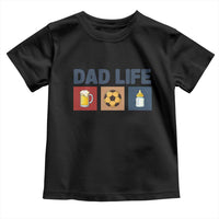 Dad Life Soccer Beer Baby Bottle Toddler T Shirt Fathers Day Gift