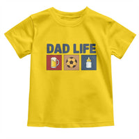 Dad Life Soccer Beer Baby Bottle Toddler T Shirt Fathers Day Gift