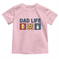 Dad Life Soccer Beer Baby Bottle Toddler T Shirt Fathers Day Gift
