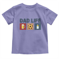 Dad Life Soccer Beer Baby Bottle Toddler T Shirt Fathers Day Gift