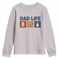 Dad Life Soccer Beer Baby Bottle Youth Sweatshirt Fathers Day Gift