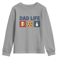 Dad Life Soccer Beer Baby Bottle Youth Sweatshirt Fathers Day Gift