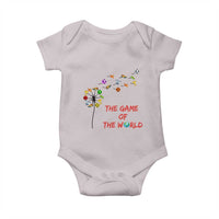 Soccer Dandelion Flower Baby Onesie The Game Of The World