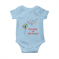 Soccer Dandelion Flower Baby Onesie The Game Of The World