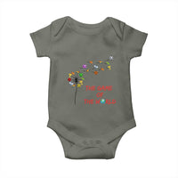 Soccer Dandelion Flower Baby Onesie The Game Of The World
