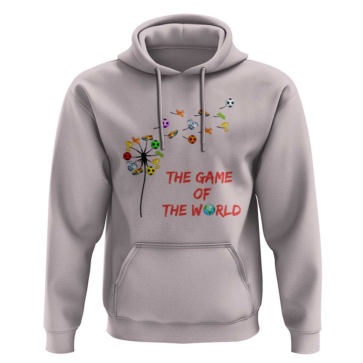 Soccer Dandelion Flower Hoodie The Game Of The World
