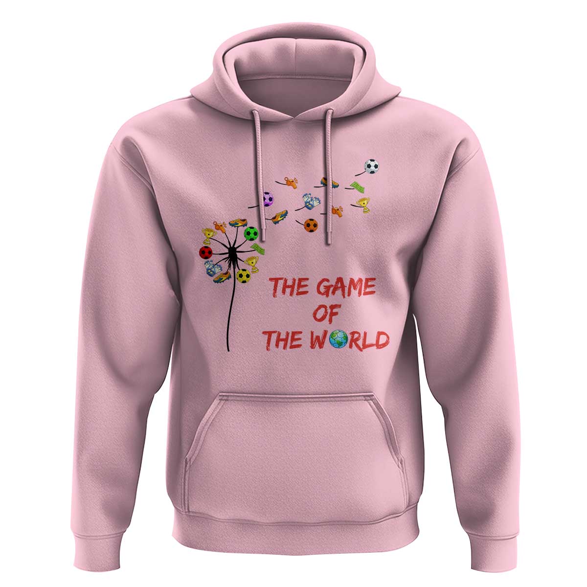 Soccer Dandelion Flower Hoodie The Game Of The World