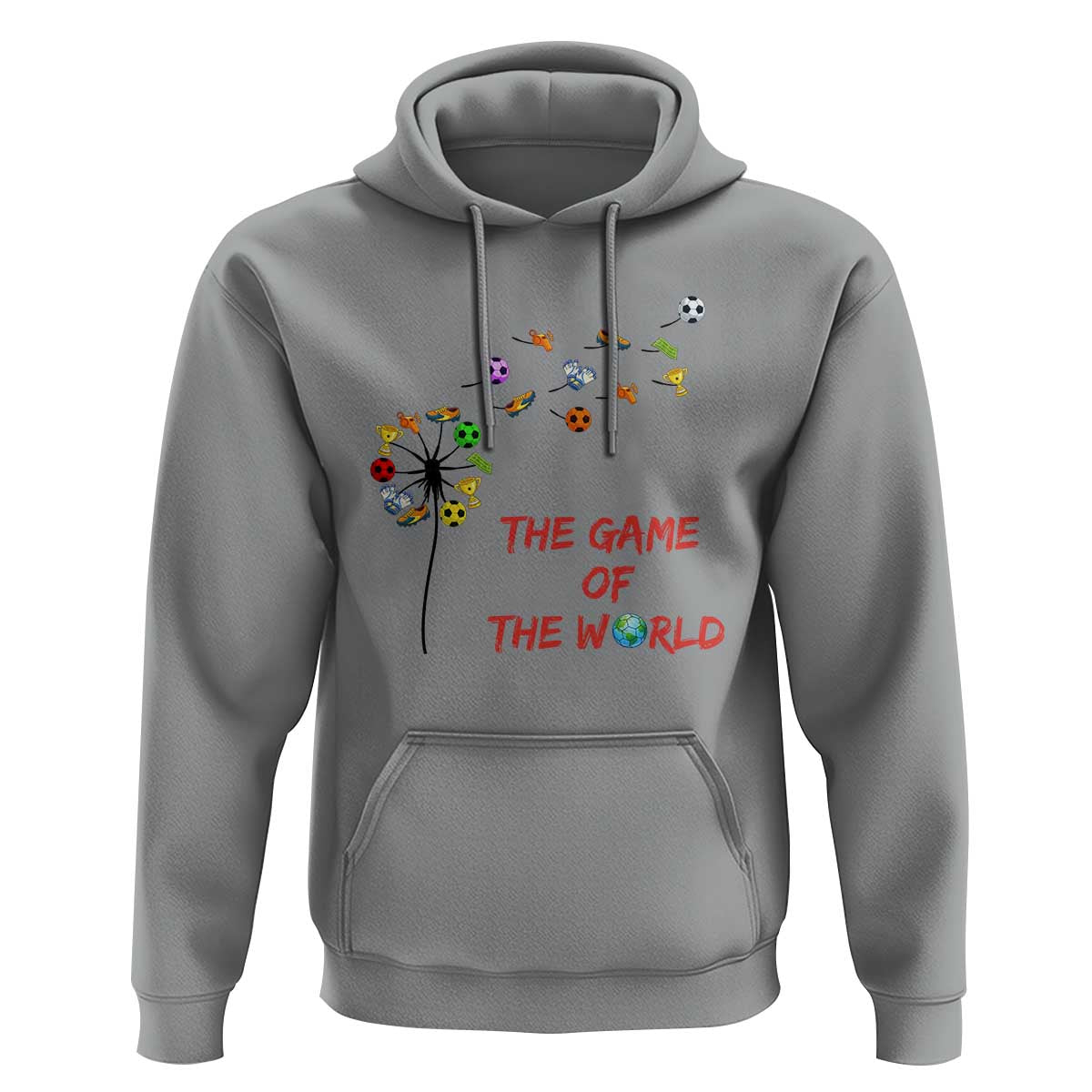 Soccer Dandelion Flower Hoodie The Game Of The World