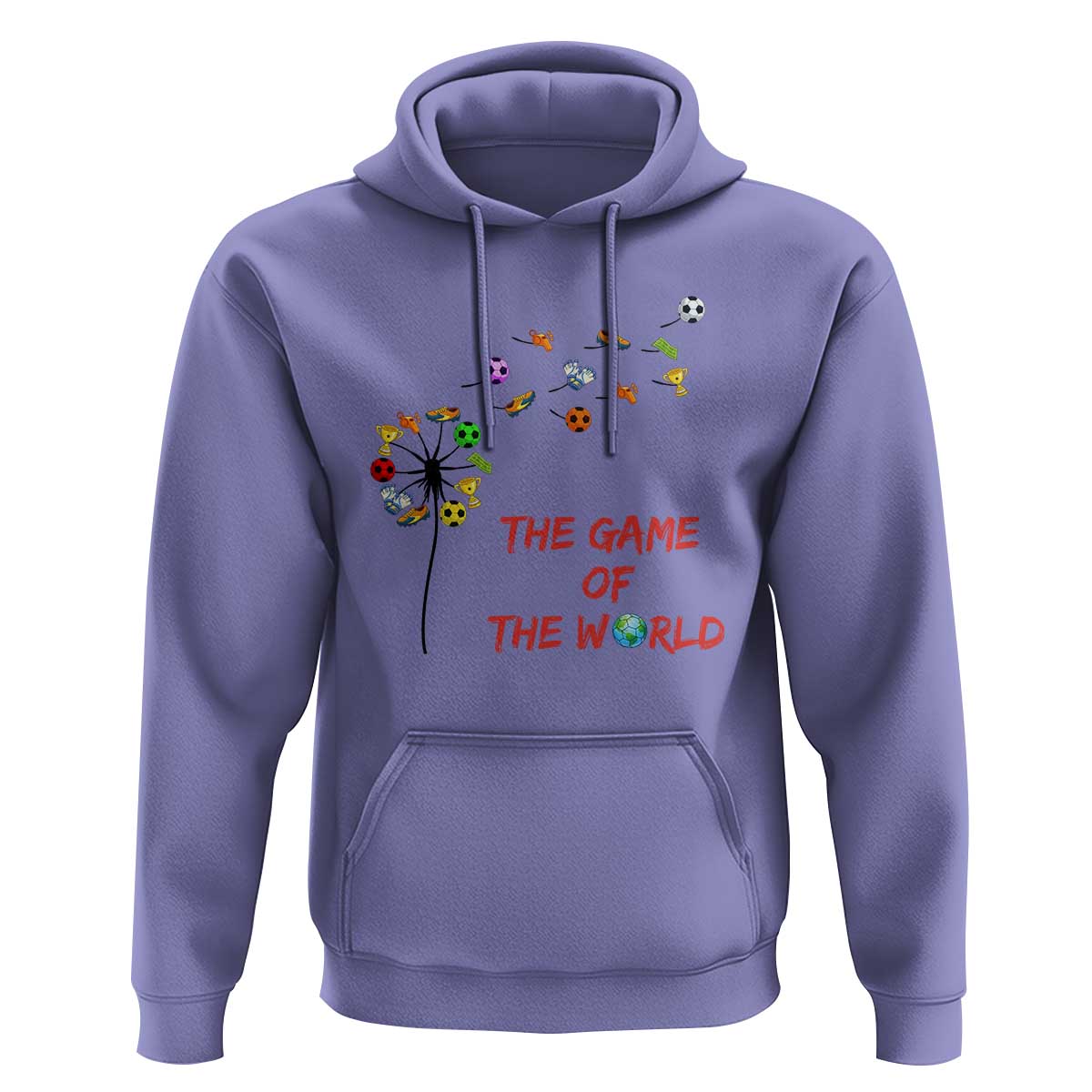 Soccer Dandelion Flower Hoodie The Game Of The World