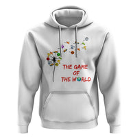 Soccer Dandelion Flower Hoodie The Game Of The World
