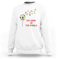 Soccer Dandelion Flower Sweatshirt The Game Of The World