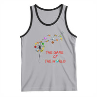 Soccer Dandelion Flower Tank Top The Game Of The World