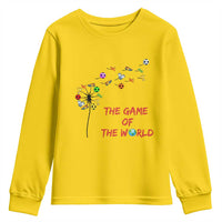 Soccer Dandelion Flower Youth Sweatshirt The Game Of The World