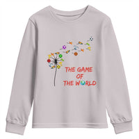 Soccer Dandelion Flower Youth Sweatshirt The Game Of The World