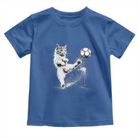 Cat Playing Soccer Toddler T Shirt Funny Cat Lover Gift