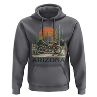 Arizona Motorcycle Hoodie Vintage Desert Highway Rider Gift