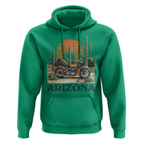 Arizona Motorcycle Hoodie Vintage Desert Highway Rider Gift