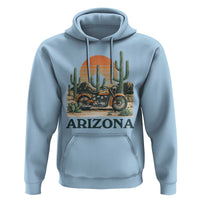 Arizona Motorcycle Hoodie Vintage Desert Highway Rider Gift