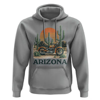 Arizona Motorcycle Hoodie Vintage Desert Highway Rider Gift