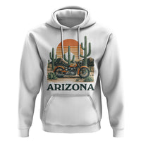 Arizona Motorcycle Hoodie Vintage Desert Highway Rider Gift