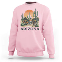 Arizona Motorcycle Sweatshirt Vintage Desert Highway Rider Gift