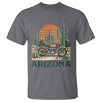 Arizona Motorcycle T Shirt Vintage Desert Highway Rider Gift